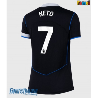 Chelsea Pedro Neto #7 Tricou Fotbal Replică 2025-26 Femei Treilea